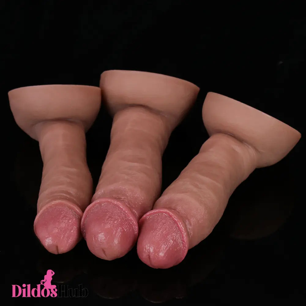 8.26in 8.66in 9.25in Real Silicone Soft Big Dildo For Dual-Use Masturbator