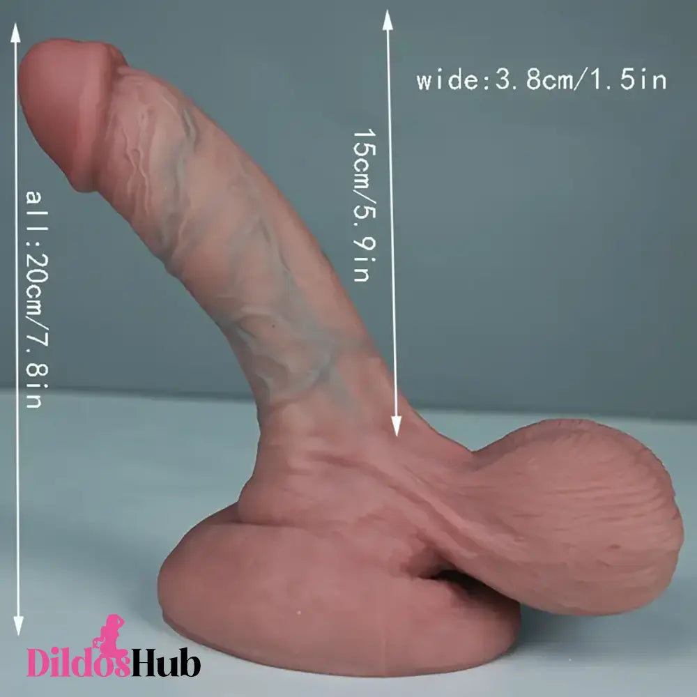 Multiple Realistic Lifelike Penis Toy Soft Silicone Real Feeling Pleasure Dildo