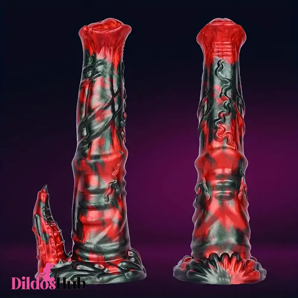 9.13in Monster Silicone Soft Suction Cup Big Dildo For Soft Liquid Massager