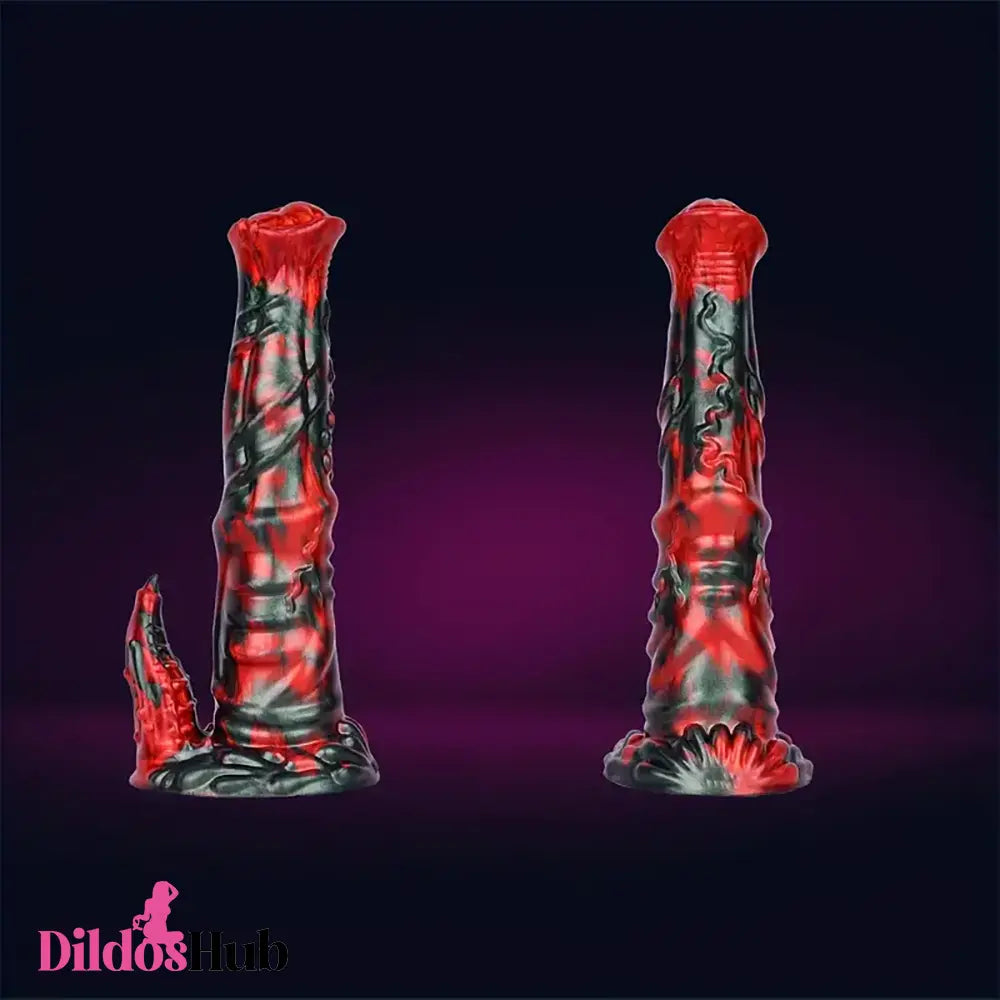 9.13in Monster Silicone Soft Suction Cup Big Dildo For Soft Liquid Massager
