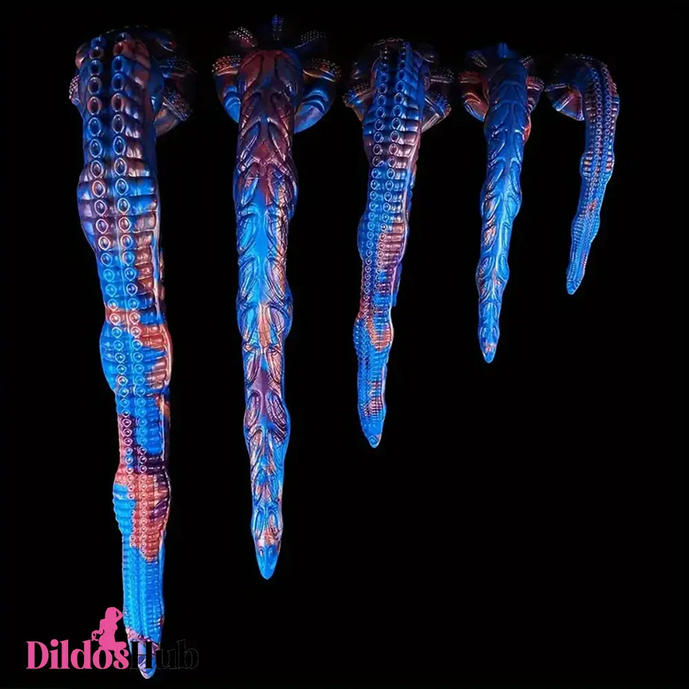 11.02in/13.77in/17.71in/21.65in/25.59in Natural Long Octopus Tentacle Soft Dildo