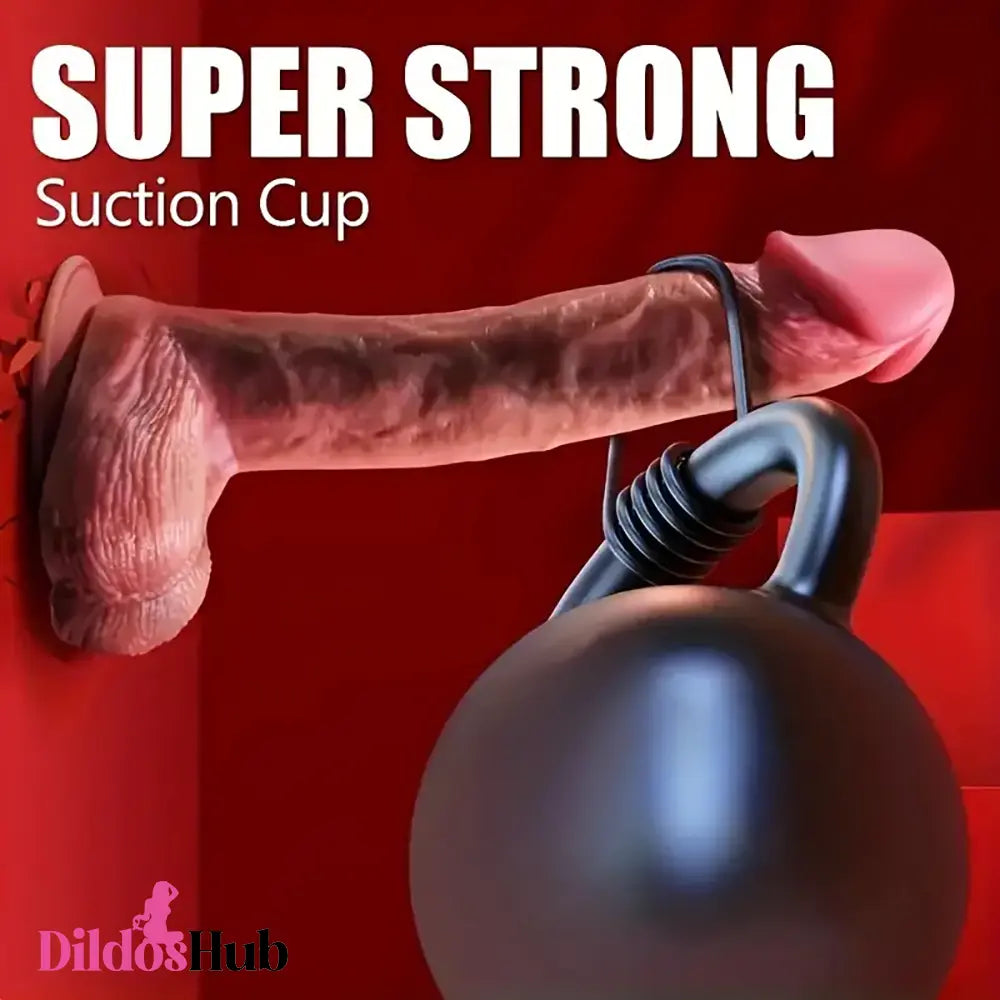 9.05in Soft Vibrating Thrusting Heating Big Lifelike Feeling Auto Feature Dildo