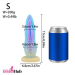 6.69in 7.87in 9.05in Fantasy Octopus Tentacle Silicone Soft Flexible Dildo
