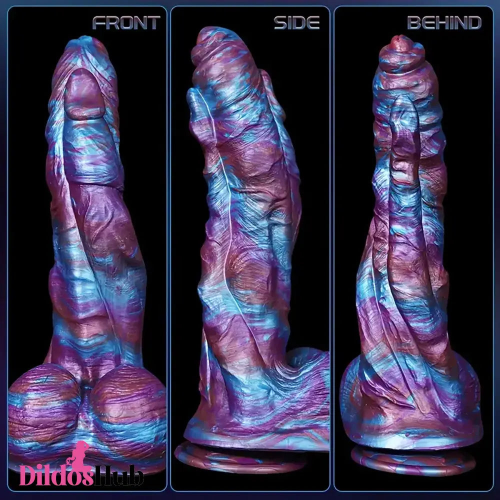 10.62in Monster Penis Spiked Big Silicone Thick Anal Cylinder Cock Dildo