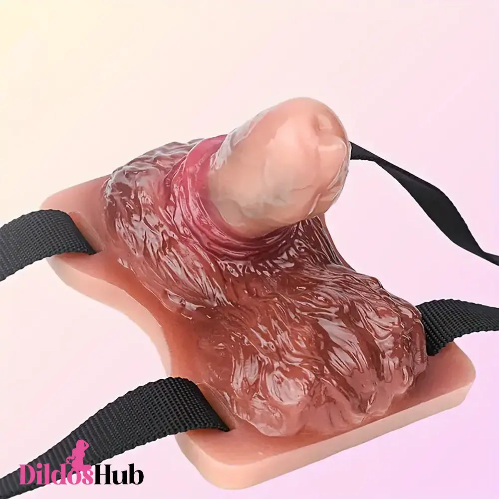 3.89in Animal Wolf Hair Grinder Soft Silicone Wearable Female Mini Dildo