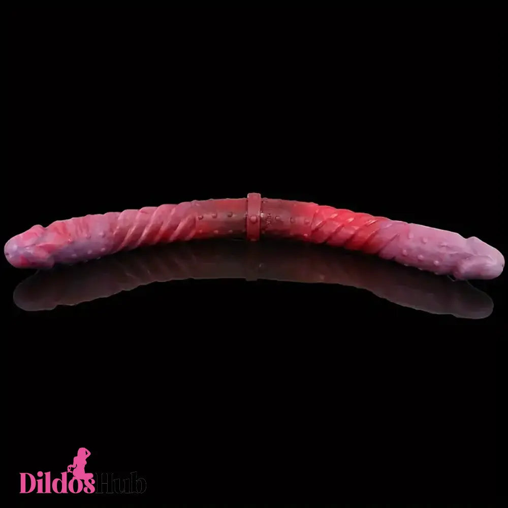 20.87in Dual-Headed Long Feels Like Silicone Soft Dildo With Large Bumps