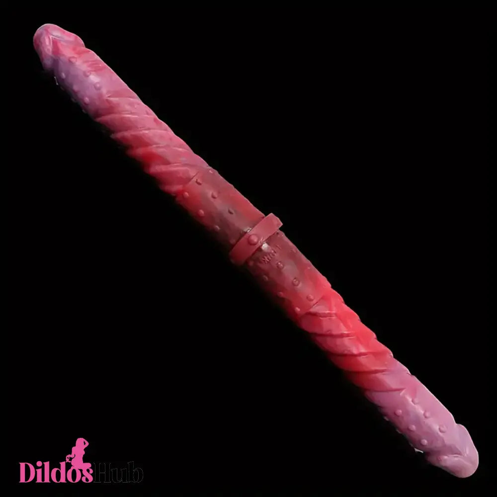 20.87in Dual-Headed Long Feels Like Silicone Soft Dildo With Large Bumps