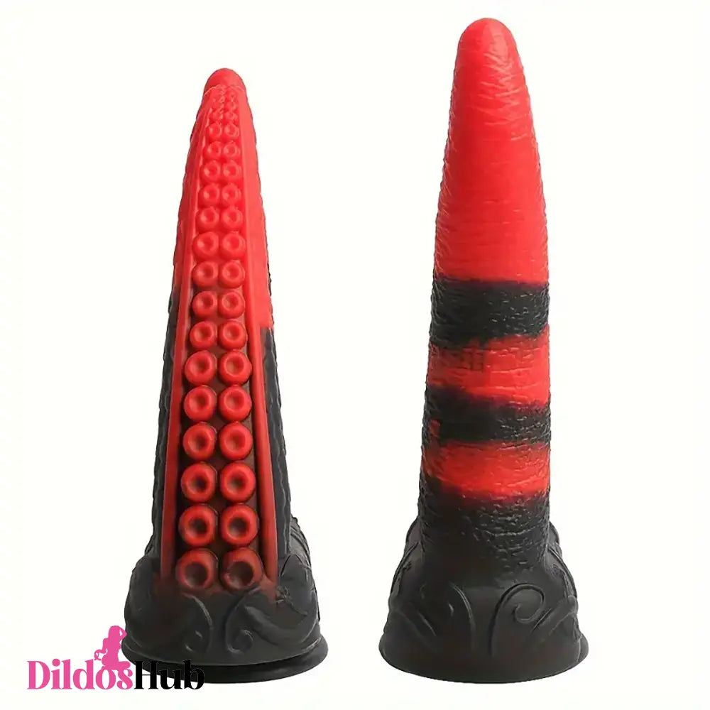 9.8in Dual Heads Monster Big Soft Silicone Tentacle Dildo For Couples