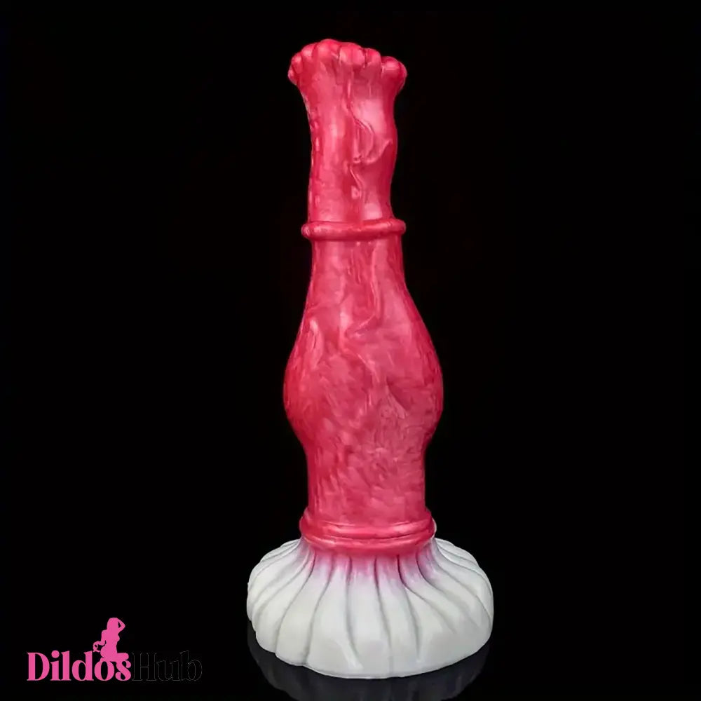 9.96in Soft Silicone Big Knot Petal Horse Dildo For Orgasm Masturbation