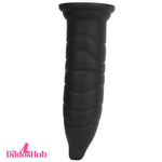 14.37in Odd Long Big Silicone Soft Black Dildo Butt Plug For Love Orgasm Dildos Hub