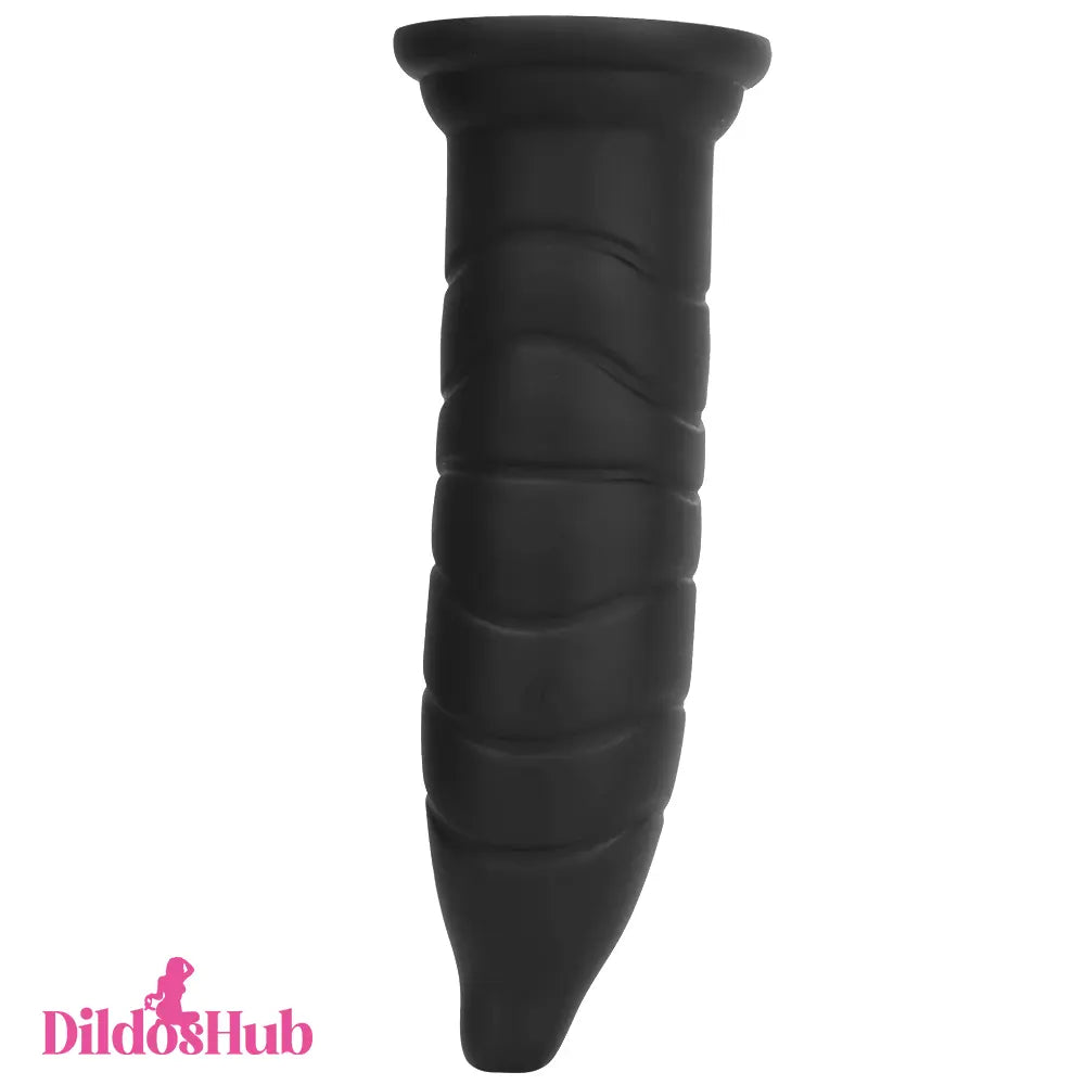 14.37in Odd Long Big Silicone Soft Black Dildo Butt Plug For Love Orgasm Dildos Hub