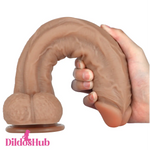 12.5in Soft Silicone Real Feeling Huge Dildo Big Dick Women Sex Toy - Dildos Hub