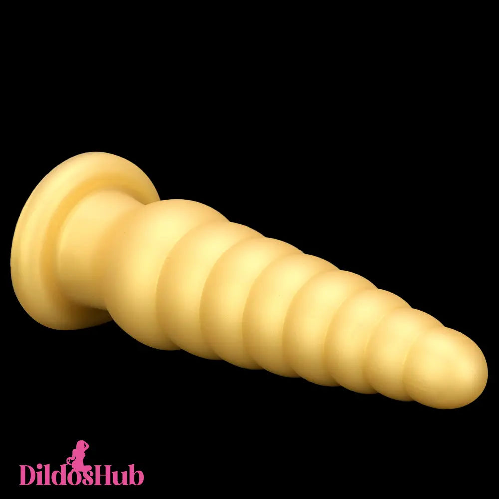 10.63in Soft Silicone Big Gold Butt Plug Dildo For Anal Clit Love Sex Toy Dildos Hub