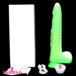 9.84in Big Smart Heating Thrusting Vibrating Remote Automatic Anal Dildo Dildos Hub