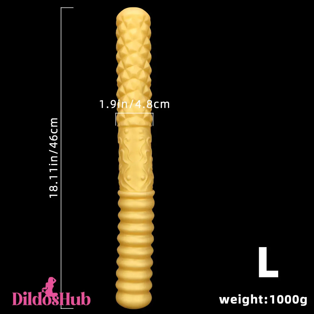 11.41in 15in 18.11in Liquid Large Soft Long Silicone Double Sided Dildo Dildos Hub