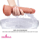 8.46in Real Penis Sex Toy Soft Silicone Big Dildo For G spot Stimulation - Dildos Hub