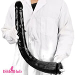 18.11in 22.83in Big Long Black Dildo Huge Penis BDSM Love Orgasm - Dildos Hub