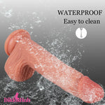 8.46in Real Penis Sex Toy Soft Silicone Big Dildo For G spot Stimulation - Dildos Hub