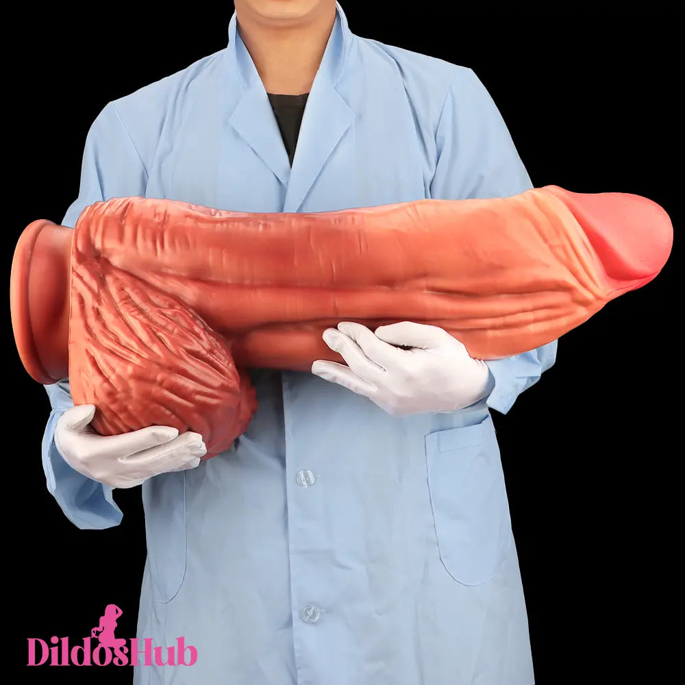 26.18in Realistic Super Long Huge Thick Soft Fat Big Penis Dildo Anal Toy Dildos Hub