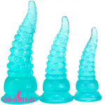 6.02in 7.05in 8.26in Tentacle Octopus Wide Animal Dildo With Suction Cup - Dildos Hub