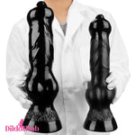 7.48in 14.17in 15.35in Big Black Thick Dog Cock Odd Animal Real Dildo - Dildos Hub