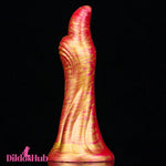 4.56in Soft Silicone Fantasy Finger Dildo With Sucker Hands-Free Play - Dildos Hub