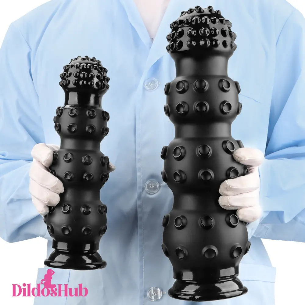 6.7in 9.84in 13.38in Super Black Animal Octopus Thick Adult Butt Plug Dildo Dildos Hub