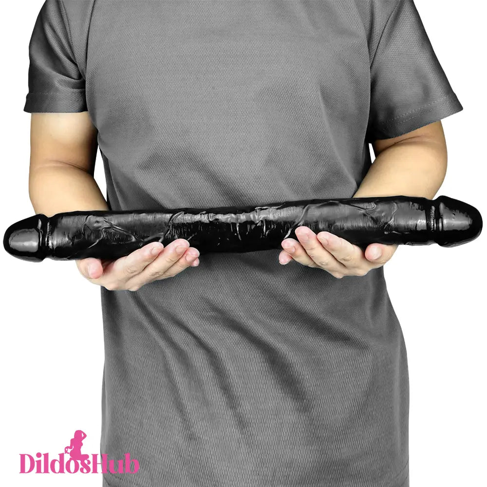 18in Big Long Dual Penetration Dildo For G-Spot Lesbian Stimulation - Dildos Hub