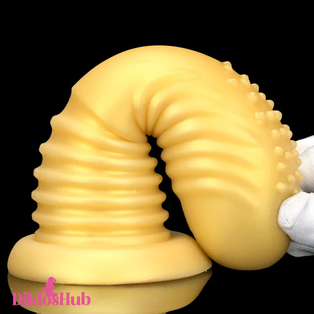 7.08in Premium Soft Liquid Silicone Thick Spiked Anal Butt Plug Dildo Dildos Hub