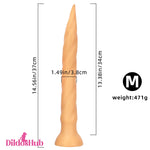 11.41in 14.56in 17.71in Big Long Thick Sharp Butt Plug Dildo Adult Toy - Dildos Hub