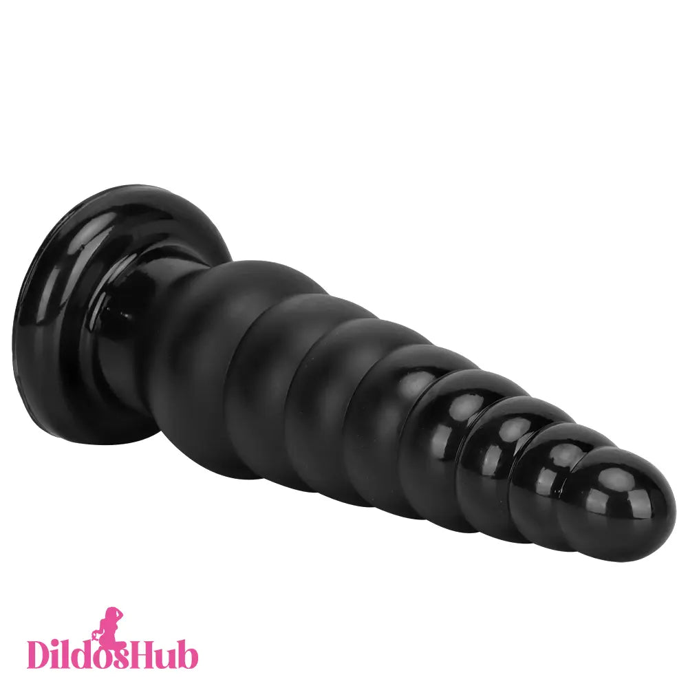 10.63in Realistic Big Silicone Black Dildo Butt Plug For G-spot Simulation Dildos Hub