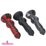 7.48in Silicone Soft Mixed Color Dog Cock Dildo For Anal Vaginal Sex Toy - Dildos Hub