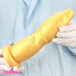 9.84in Gold Soft Liquid Big Silicone Butt Plug Dildo For Prostate Massager Dildos Hub
