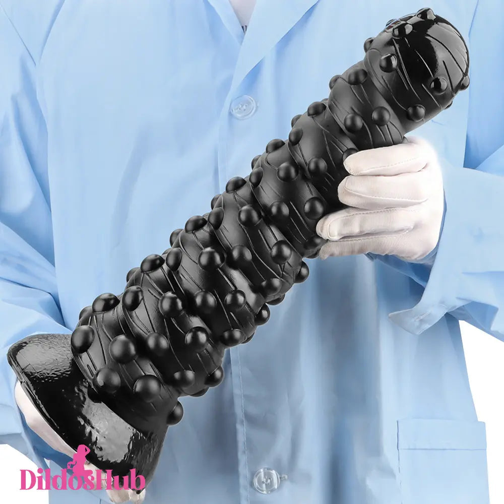 7.48in 11.22in 15in Super Huge Black Spiral Animal Octopus Anal Plug Dildo Dildos Hub