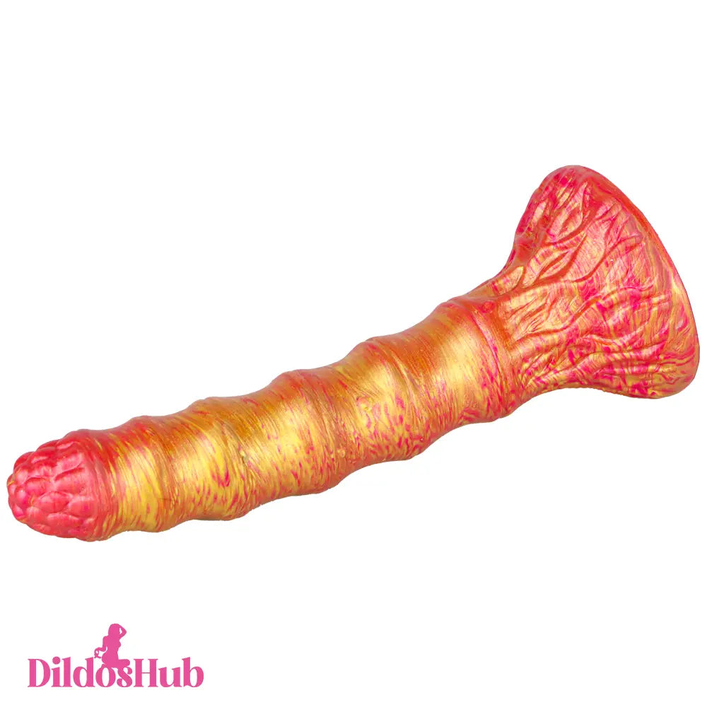 5.28in Soft Silicone Fantasy Butt Plug Dildo Penis Sex Toy For Women - Dildos Hub