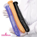 15.35in Long Huge Colorful Dildo For Anal Vaginal Expansion Masturbator - Dildos Hub