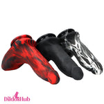 9.05in Large Thick Silicone Soft Mixed Color Dildo For Clitoris Stimulator Dildos Hub
