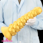 7.48in 11.02in 15in Soft Silicone Spiral Spiked Big Prostate Butt Plug Dildo Dildos Hub
