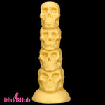 14.37in Large Soft Long Fantasy Silicone Scary Skull Dildo Women Toy Dildos Hub