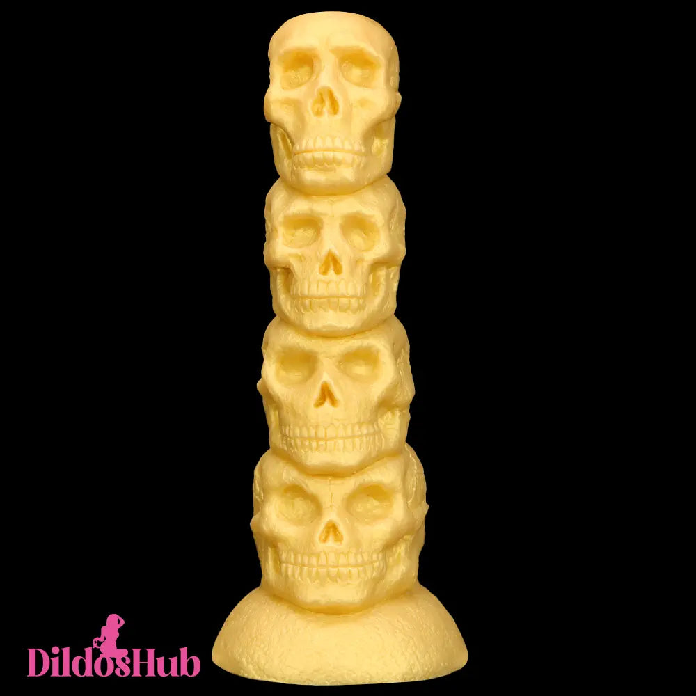 14.37in Large Soft Long Fantasy Silicone Scary Skull Dildo Women Toy Dildos Hub