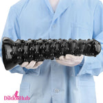 7.48in 11.22in 15in Super Huge Black Spiral Animal Octopus Anal Plug Dildo Dildos Hub