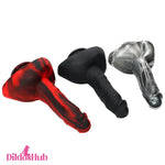 9.05in Premium Large Silicone Soft Mixed Color Dildo For Clitoris Stimulator - Dildos Hub