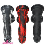 7.87in Silicone Soft Mixed Color Dog Cock Dildo For Vaginal Masturbator - Dildos Hub