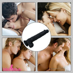 10.04in Skin Feeling Real Soft Dildo Female Adult Toy With Sucker Dildos Hub