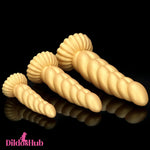 5.51in 7.87in 10.23in Gold Silicone Soft Fantasy Dildo For Clit Masturbator - Dildos Hub