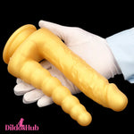 8.07in Silicone Big Soft Dildo Double Heads Dildo Butt Plug For G-spot Sex Dildos Hub