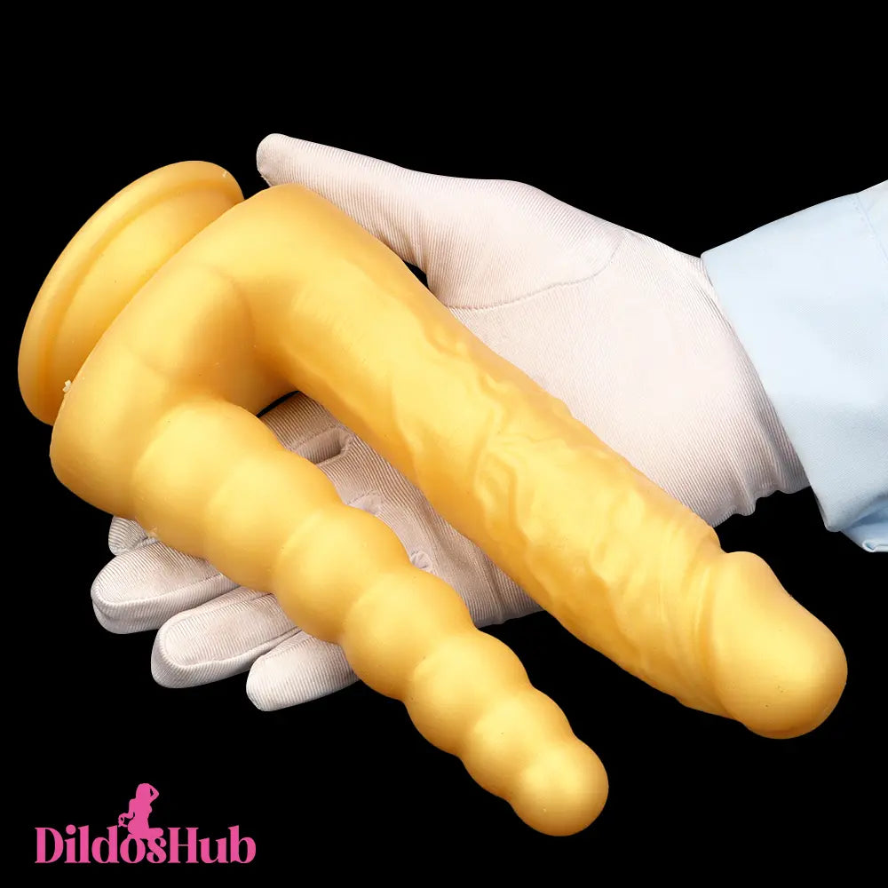 8.07in Silicone Big Soft Dildo Double Heads Dildo Butt Plug For G-spot Sex Dildos Hub