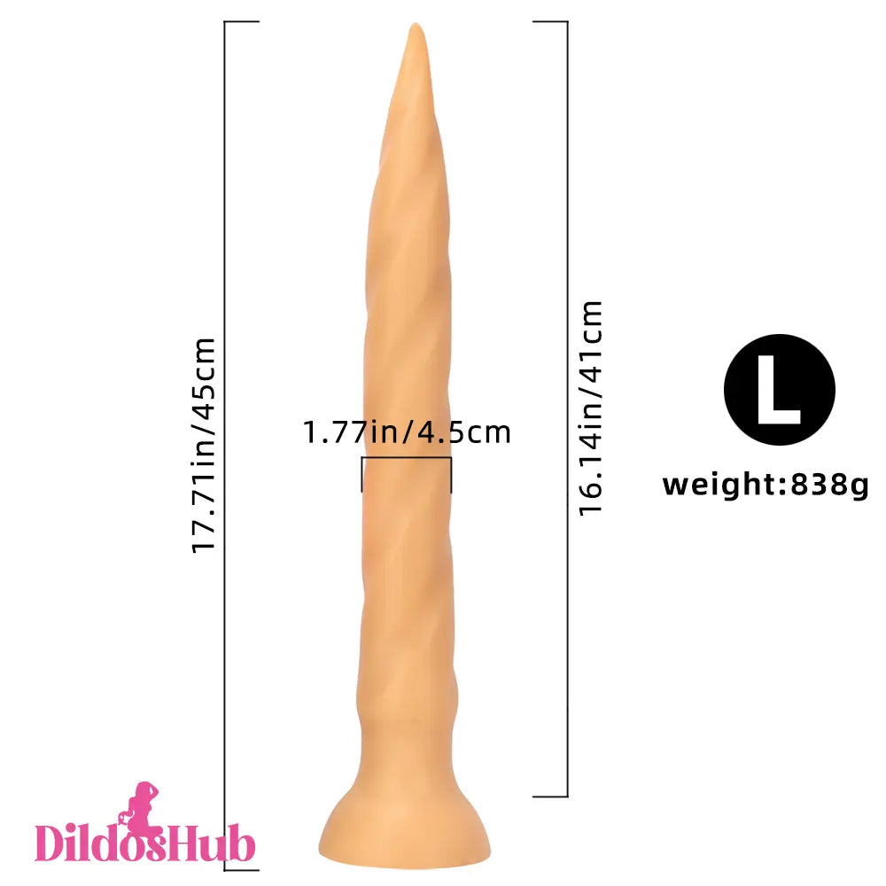 11.41in 14.56in 17.71in Big Long Thick Sharp Butt Plug Dildo Adult Toy - Dildos Hub