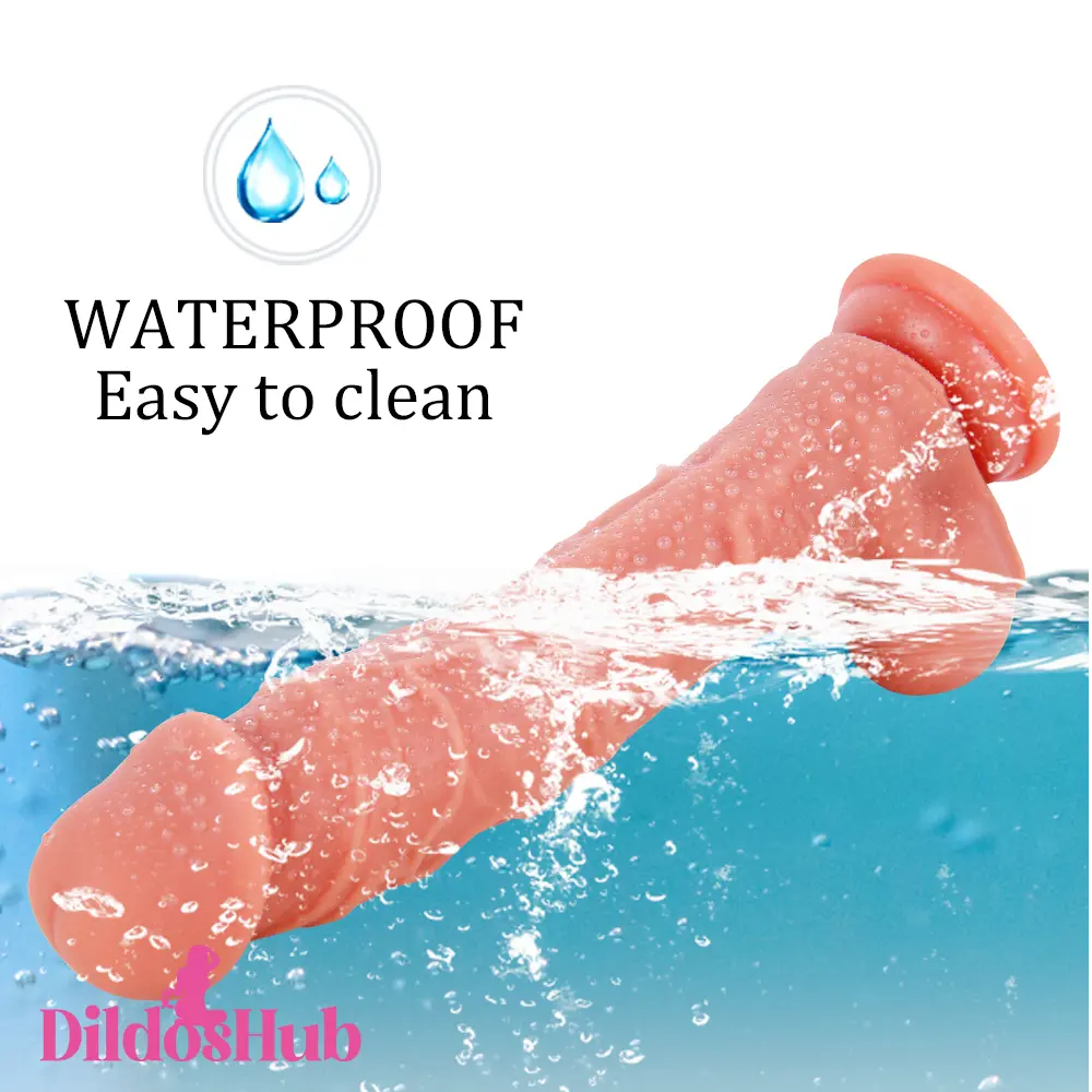9.45in Silicone Soft Dildo For Vagina G Spot Massaging Adult Sex Toy - Dildos Hub