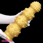 6.7in 9.84in 13.38in Gold Silicone Animal Octopus Big Butt Plug Dildo Dildos Hub